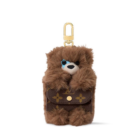 LV Cute Teddy Bear Taschenschmuck Frontansicht