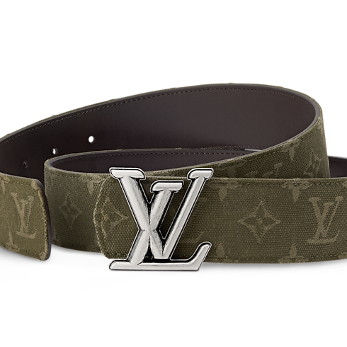 LV Dimension Monogram Surplus Gürtel aus Baumwolle 40 mm G77 in Herren's Accessoires Gürtel collections by Louis Vuitton (Zoom)