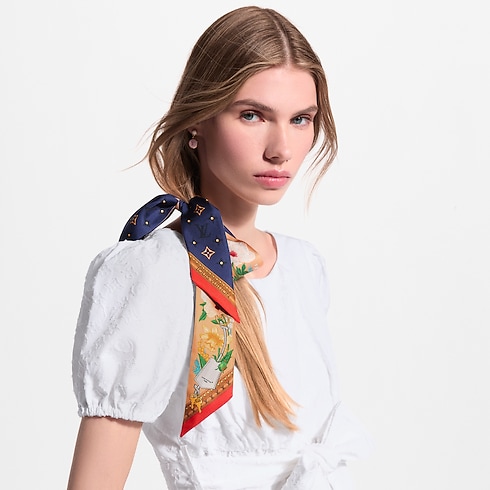 LV En Fleurs BB Bandeau S00 in Damen's Accessoires Seidentücher und Bandeaus collections by Louis Vuitton (Zoom)