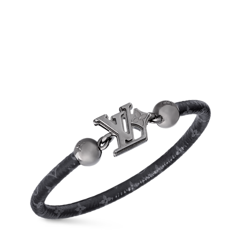 LV Flower Armband Monogram Eclipse Canvas in Herren's Modeschmuck Armbänder collections by Louis Vuitton (Zoom)