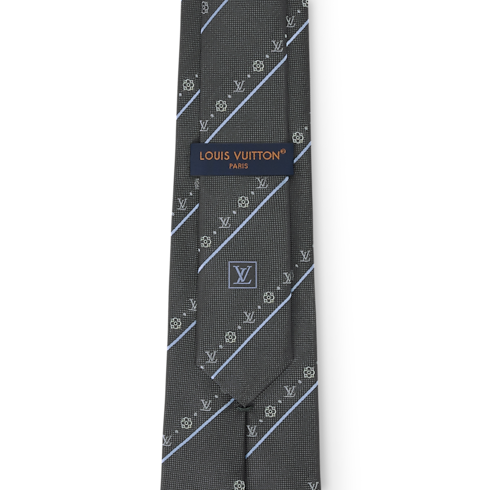 LV Flowers Stripes Krawatte S00 in Herren's Accessoires Krawatten collections by Louis Vuitton (Zoom)