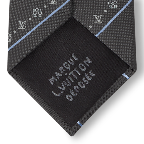 LV Flowers Stripes Krawatte S00 in Herren's Accessoires Krawatten collections by Louis Vuitton (Zoom)