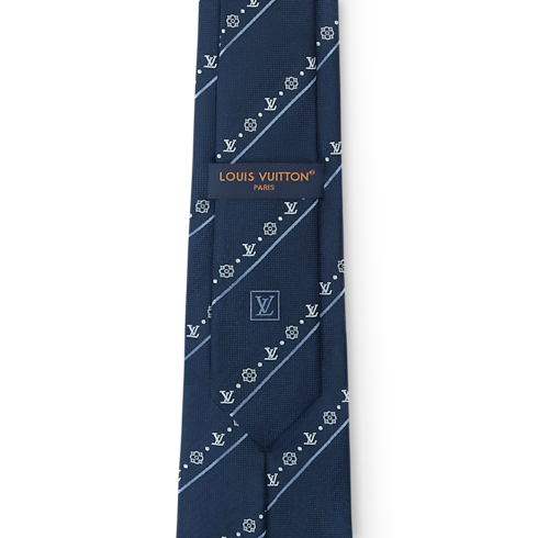 LV Flowers Stripes Krawatte S00 in Herren's Accessoires Krawatten collections by Louis Vuitton (Zoom)