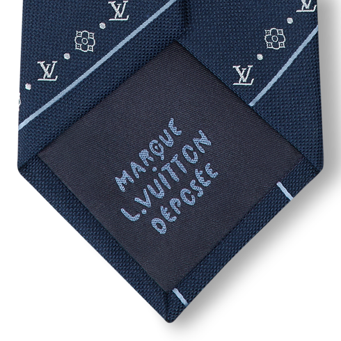 LV Flowers Stripes Krawatte S00 in Herren's Accessoires Krawatten collections by Louis Vuitton (Zoom)