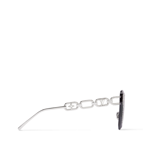 LV Jewel Frosted Sonnenbrille S00 in Damen's Accessoires Brillen collections by Louis Vuitton (Zoom)