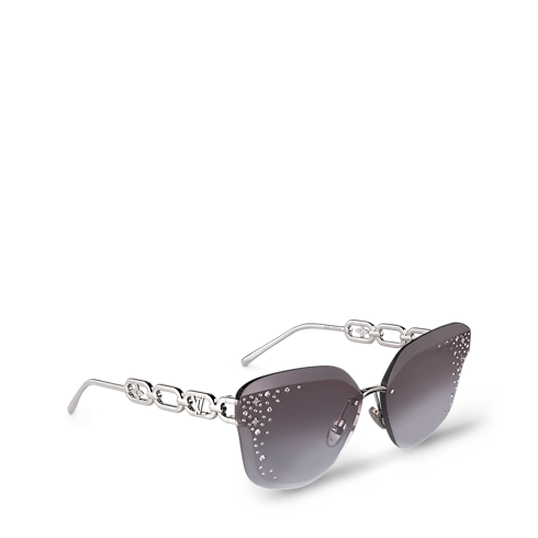 LV Jewel Frosted Sonnenbrille S00 in Damen's Accessoires Brillen collections by Louis Vuitton (Zoom)