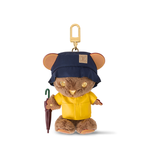 LV Louis Bear Rain Taschenschmuck Frontansicht