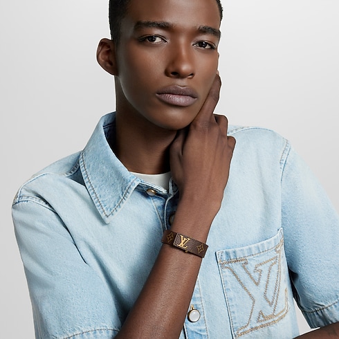 LV Slim Armband Monogram Canvas in Herren's Modeschmuck Armbänder collections by Louis Vuitton (Zoom)