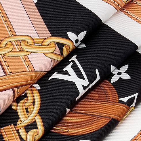 LV Strap Carré 70 S00 in Damen's Accessoires Seidentücher und Bandeaus collections by Louis Vuitton (Zoom)