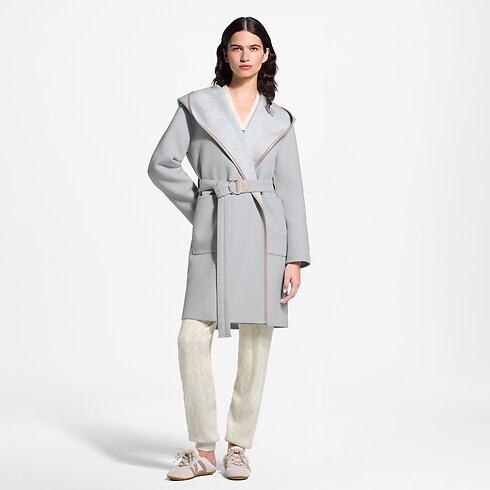 Manteau croisé à capuche in Femme's Prêt-à-porter Manteaux et vestes collections by Louis Vuitton (Zoom produit)