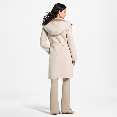Manteau croisé réversible à capuche in Femme's Prêt-à-porter Manteaux et vestes collections by Louis Vuitton (Zoom produit)
