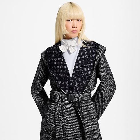 Manteau croisé réversible à capuche in Femme's Prêt-à-porter Manteaux et vestes collections by Louis Vuitton (Zoom produit)