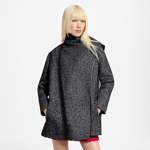 Manteau en tweed avec foulard in Femme's Prêt-à-porter Manteaux et vestes collections by Louis Vuitton (Zoom produit)