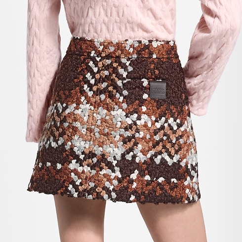 Mini-jupe en tweed tartan in Femme's Prêt-à-porter Nouveautés Prêt-à-porter collections by Louis Vuitton (Zoom produit)