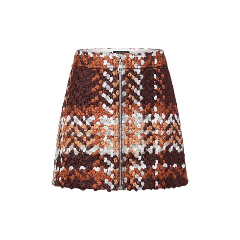 Mini-jupe en tweed tartan in Femme's Prêt-à-porter Nouveautés Prêt-à-porter collections by Louis Vuitton (Zoom produit)
