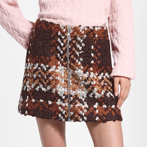 Minirock aus Tweed mit Schottenkaros in Damen's Ready to Wear Neuheiten Ready-to-wear collections by Louis Vuitton (Zoom)