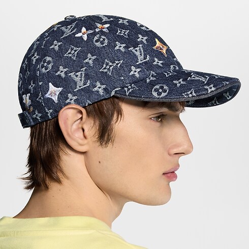 Monogram aus Denim mit Monogram-Blüten S00 in Herren's Accessoires Hüte, Mützen und Handschuhe collections by Louis Vuitton (Zoom)