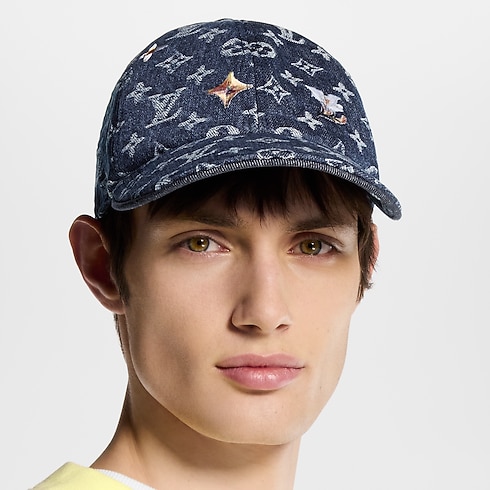 Monogram aus Denim mit Monogram-Blüten S00 in Herren's Accessoires Hüte, Mützen und Handschuhe collections by Louis Vuitton (Zoom)