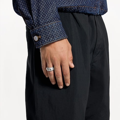 Monogram Flower Ring S00 in Herren's Accessoires Alle Accessoires collections by Louis Vuitton (Zoom)
