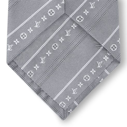 Monogram Flowstripes Krawatte andere Ansicht