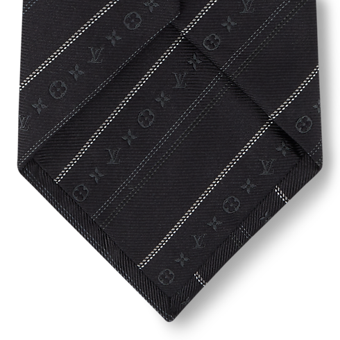 Monogram Flowstripes Krawatte andere Ansicht