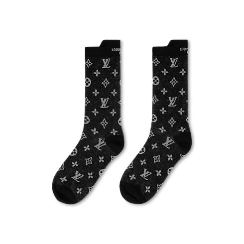 Monogram Reflective Socken S00 in Herren's Accessoires Hüte, Mützen und Handschuhe collections by Louis Vuitton (Zoom)
