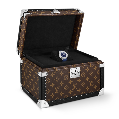 Montre Louis Vuitton Escale Twin Zone, Automatique, 41 mm, platine et diamants in Montres's Toutes les montres } collections by Louis Vuitton (Zoom produit)