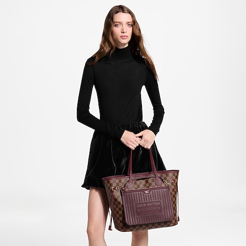 Neverfull Inside Out MM Minigram Leder in Damen's Handtaschen Alle Kollektionen collections by Louis Vuitton (Zoom)