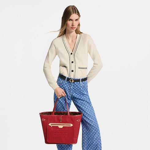Neverfull Inside Out MM mit Schulterriemen Monogram Canvas in Taschen und Kleinlederwaren's Damen Handtaschen LV Ikonen collections by Louis Vuitton (Zoom)