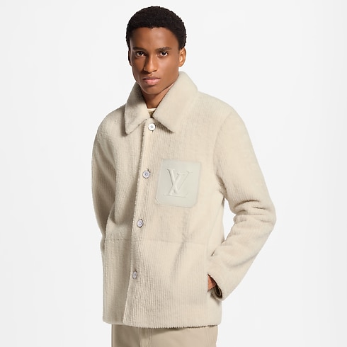 Overshirt im Workwear-Stil aus Lammfell in Herren's Ready to Wear Vollständige Ready to Wear collections by Louis Vuitton (Zoom)