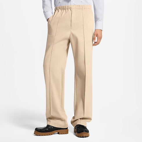 Pantalon à taille élastique à signature LV vue recadrée