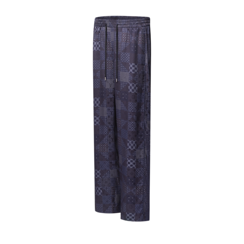 Pantalon de pyjama Damier en soie mélangée in Homme's Prêt-à-porter Tout le prêt-à-porter collections by Louis Vuitton (Zoom produit)