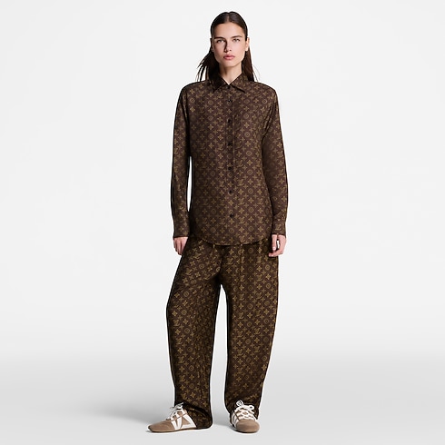 Pantalon de pyjama large Mahina in Femme's Prêt-à-porter Pantalons collections by Louis Vuitton (Zoom produit)
