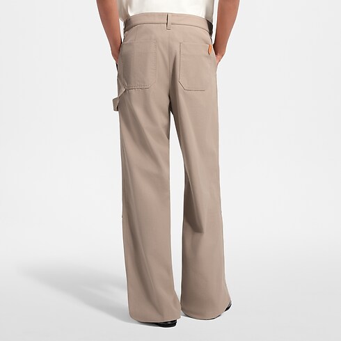 Pantalon workwear en coton et cachemire in Homme's Prêt-à-porter Tout le prêt-à-porter collections by Louis Vuitton (Zoom produit)