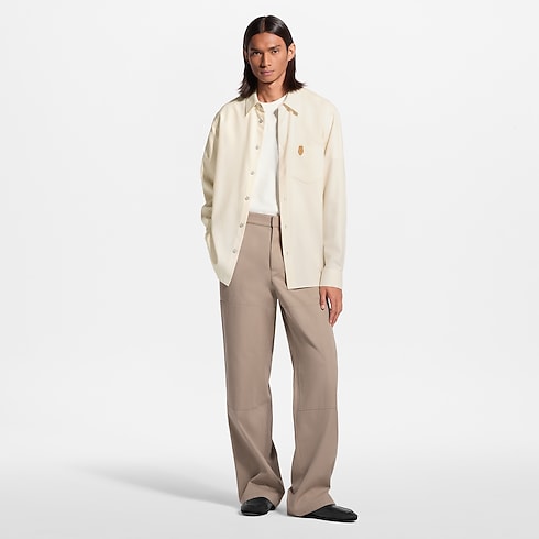 Pantalon workwear en coton et cachemire in Homme's Prêt-à-porter Tout le prêt-à-porter collections by Louis Vuitton (Zoom produit)