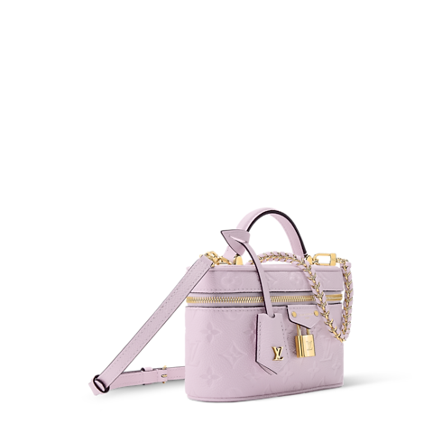 Pochette chaîne Vanity Cuir Monogram Empreinte in Femme's Portefeuilles et petite maroquinerie Portefeuille chaîne et micro sacs collections by Louis Vuitton (Zoom produit)