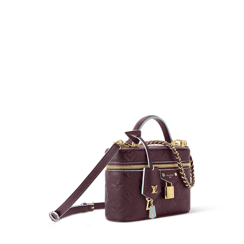 Pochette chaîne Vanity Cuir Monogram Empreinte in Femme's Portefeuilles et petite maroquinerie Portefeuille chaîne et micro sacs collections by Louis Vuitton (Zoom produit)