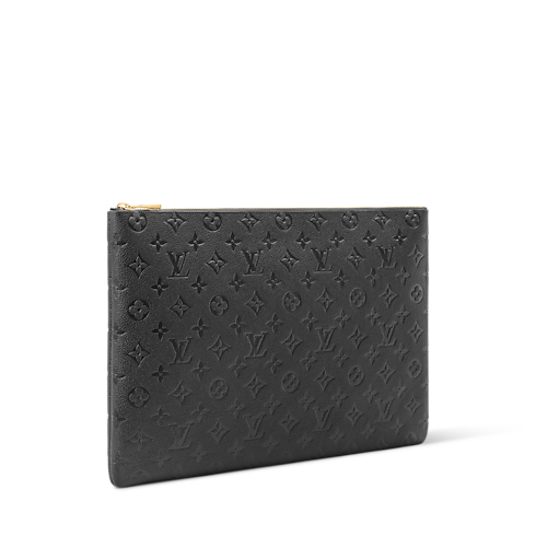 Pochette clés L Cuir Monogram Empreinte in Femme's Portefeuilles et petite maroquinerie Porte-cartes et porte-clés collections by Louis Vuitton (Zoom produit)