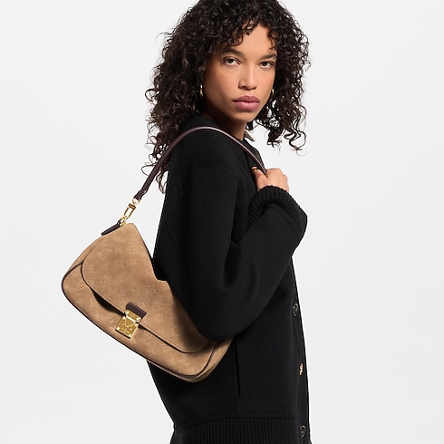 Pochette Métis Soft MM Cuir Monogram Empreinte in Femme's Sacs à main Sacs à main collections by Louis Vuitton (Zoom produit)