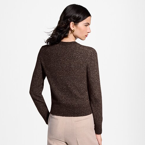 Pull à signature cursive in Femme's Prêt-à-porter Maille collections by Louis Vuitton (Zoom produit)