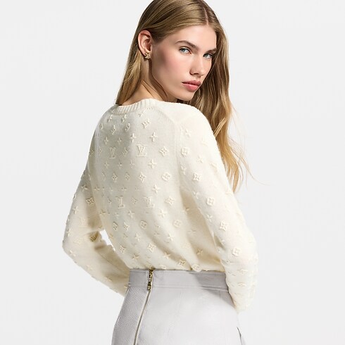 Pull en maille Monogram 3D in Femme's Prêt-à-porter Maille collections by Louis Vuitton (Zoom produit)