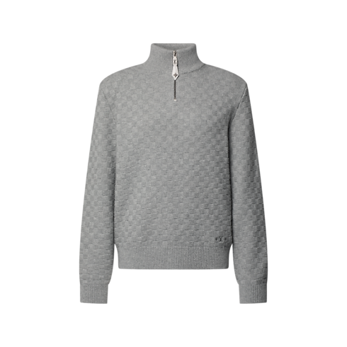 Pull semi-zippé en laine et cachemire in Homme's Prêt-à-porter Tout le prêt-à-porter collections by Louis Vuitton (Zoom produit)