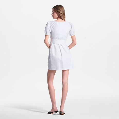 Robe babydoll en fil coupé Monogram in Femme's Prêt-à-porter Robes collections by Louis Vuitton (Zoom produit)
