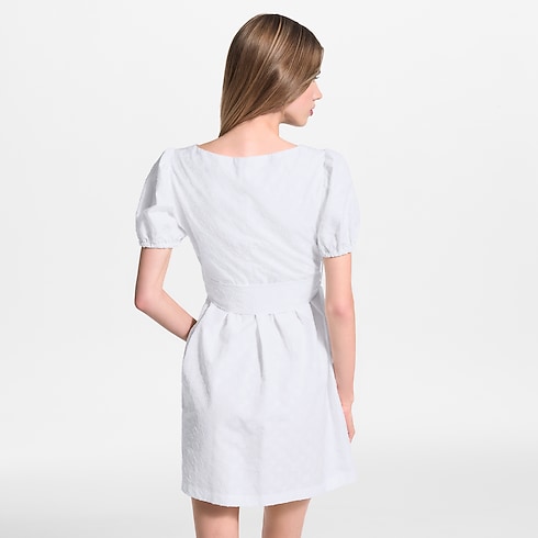 Robe babydoll en fil coupé Monogram in Femme's Prêt-à-porter Robes collections by Louis Vuitton (Zoom produit)