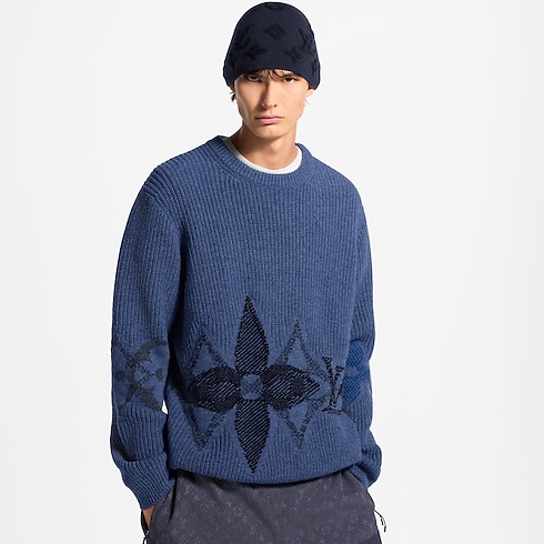 Rundhals-Pullover mit grafischem Motiv in Neuheiten's Herren LV Ski für Herren collections by Louis Vuitton (Zoom)