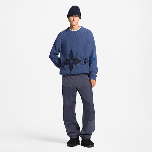 Rundhals-Pullover mit grafischem Motiv in Neuheiten's Herren LV Ski für Herren collections by Louis Vuitton (Zoom)