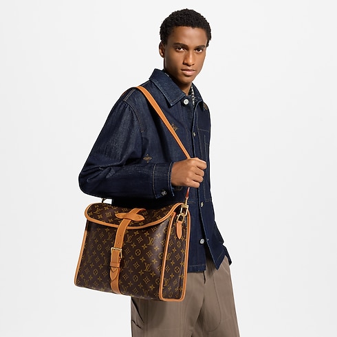 Sac Jet Lag MM Monogram Archive in Sacs et Petite Maroquinerie's Petite Maroquinerie Homme Portefeuilles compacts et longs collections by Louis Vuitton (Zoom produit)