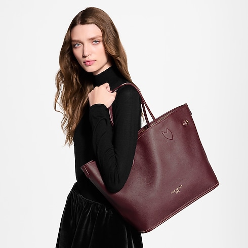 Sac Neverfull Inside Out MM Cuir Minigram in Femme's Sacs à main Toutes les collections collections by Louis Vuitton (Zoom produit)
