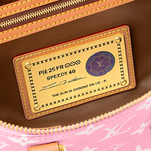 Sac Speedy P9 Bandoulière 40 H40 in Les Extraordinaires's Maroquinerie et voyage Speedy P9 collections by Louis Vuitton (Zoom produit)