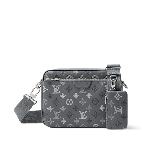 Sac Trio Messenger Monogram Shadow in Homme's Sacs Tous les sacs collections by Louis Vuitton (Zoom produit)